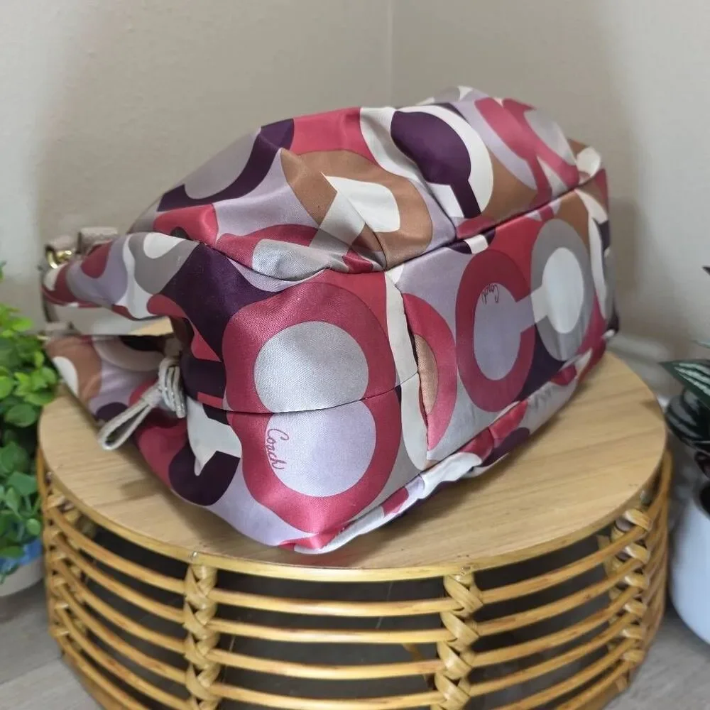 Coach Madison Op Art Maggie Shoulder Bag | Matching Wallet - Picture 7 of 16